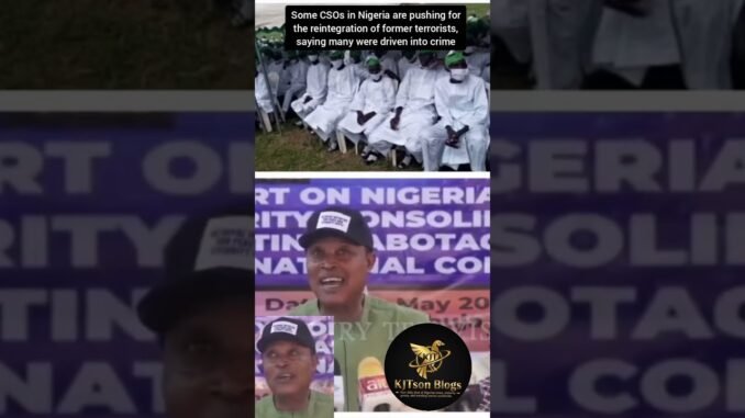 CSOs Advocate Reintegration of Ex-Terrorists