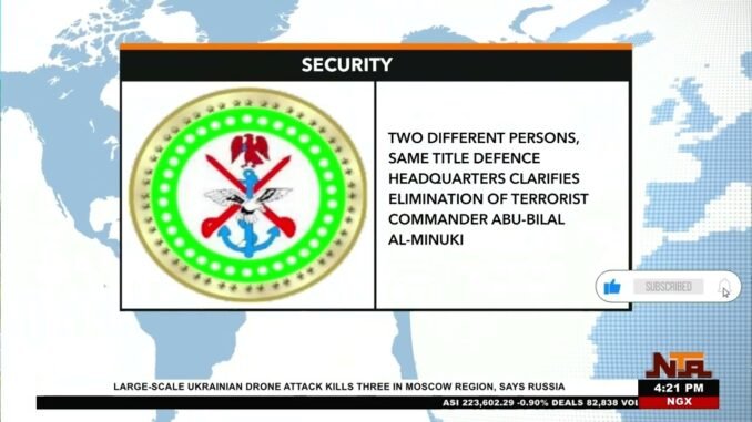 DHQ confirms ISIS commander killed