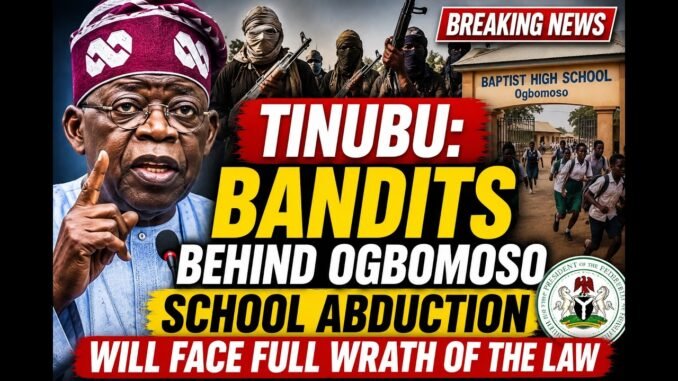 Tinubu warns school kidnappers
