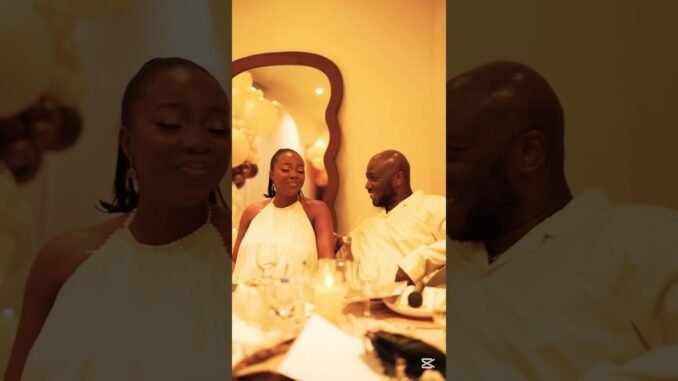 Ini Dima-Okojie baby shower moment