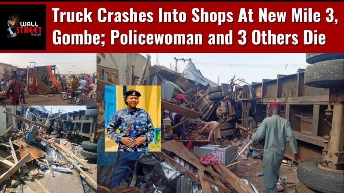 Policewoman killed in Gombe crash