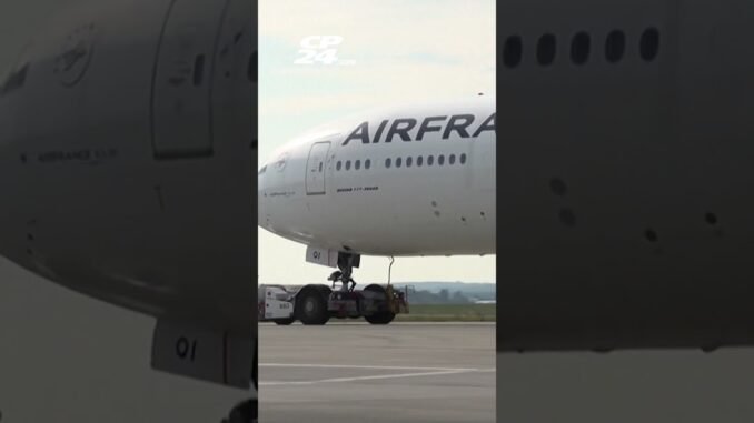 Air France flight diversion Canada