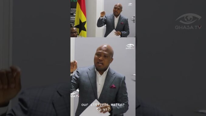 Ghanaian man vows never to return