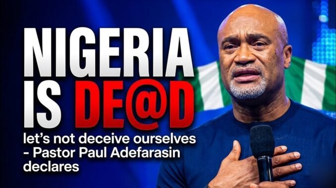 Economic Reality Addressed by Pastor Adefarasin