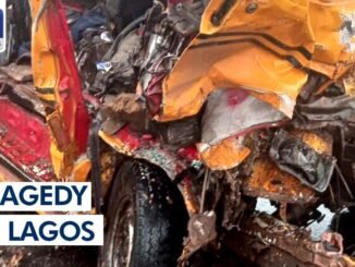 Truck crushes bus in Lagos crash