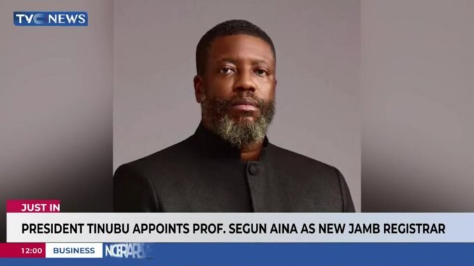Tinubu appoints young Professor As JAMB Registrar