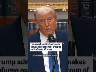 Trump admit more white South African refugees