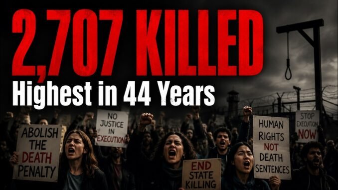 Iran at Centre of Global Execution Spike