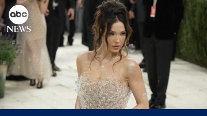 Eileen Gu dazzles in glass bubble Met Gala dress