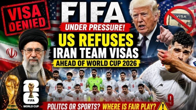 Iran world cup team faces US visa crisis