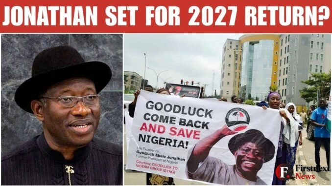 PDP Faction nears Goodluck Jonathan ratification