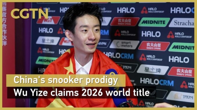 Wu Yize becomes the youngest snooker world champion