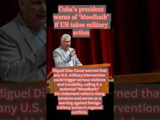 Cuba warns US of imminent bloodbath