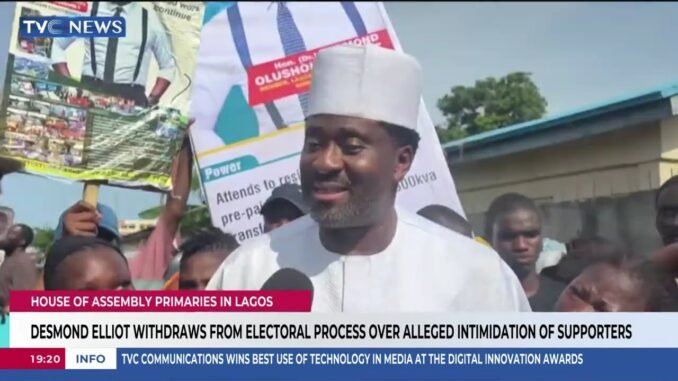 Desmond Elliot pulls out of Lagos APC primary