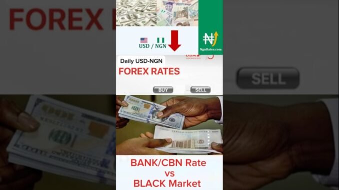 Dollar to Naira exchange rate today