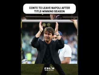 Conte parts ways with Napoli after Serie A Glory
