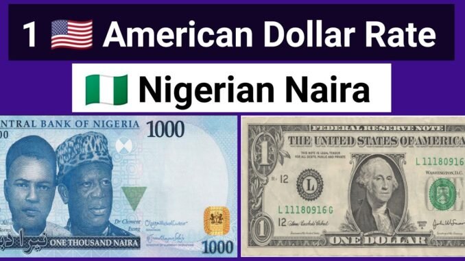 Latest Dollar to Naira exchange rates