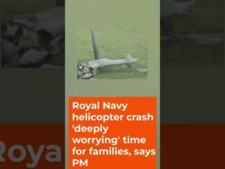 Royal Navy helicopter crashes in Devon
