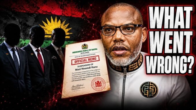 IPOB suspends Nnamdi Kanu as leader