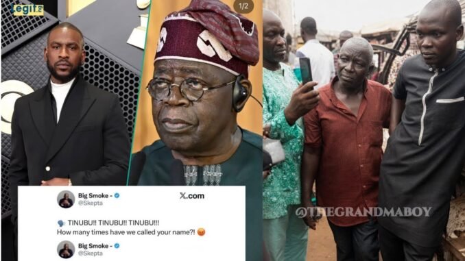 Skepta calls out Tinubu over hardship