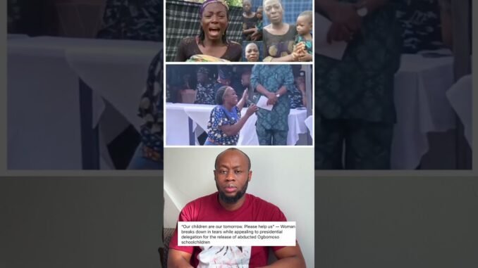 Elderly woman pleads for abducted kids