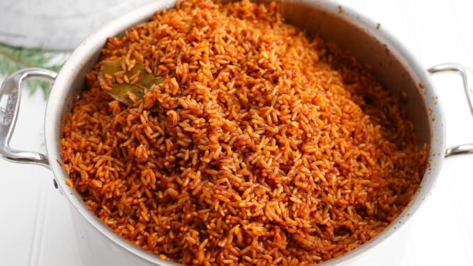 Man Scrubs Burnt Jollof Pot After Fine