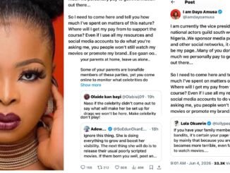 Dayo Amusa clashes with X users online