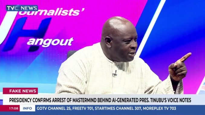 Fake Tinubu AI voice suspect held