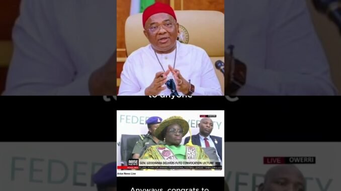 Gov Uzodinma struggles with English word