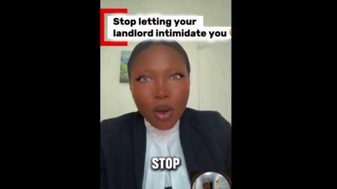 Tenant confronts landlady dispute