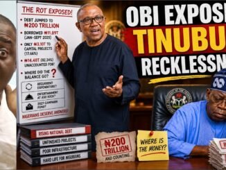 Peter Obi criticizes Tinubu borrowing
