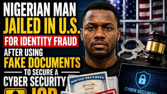 Nigerian man sentenced in US court