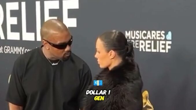 Bianca Censori with Kanye West