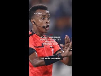 Somali referee gets full FIFA payout