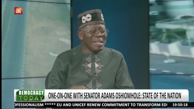 Oshiomhole Speaks on Zoom Sack