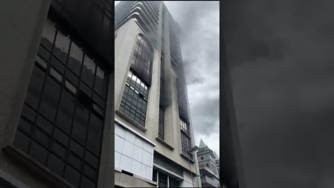 Polaris Bank fire Lagos Island