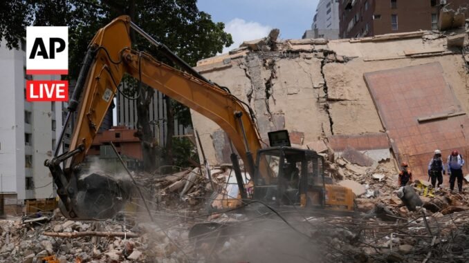 Venezuela earthquake rescue efforts after tragedy