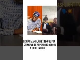 Suspect blames Tinubu for crime in Court