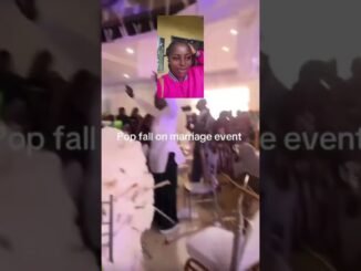 POP ceiling crashes at wedding
