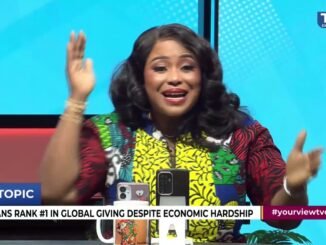 Nigerians top global generosity list