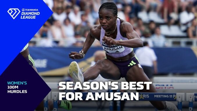 Amusan clinches Paris title
