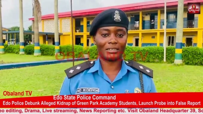 Edo Police dismiss school kidnapping rumors
