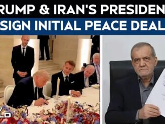 Trump signs historic US-Iran peace accord