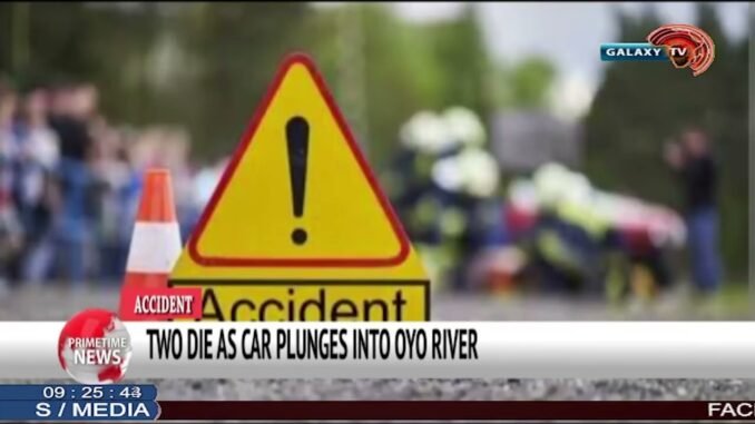 Two dead after car plunges into river