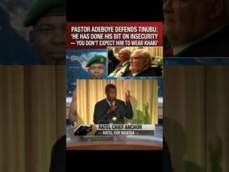 Pastor Adeboye defends Tinubu over insecurity