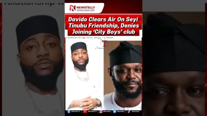 Davido clears rumors on Seyi Tinubu
