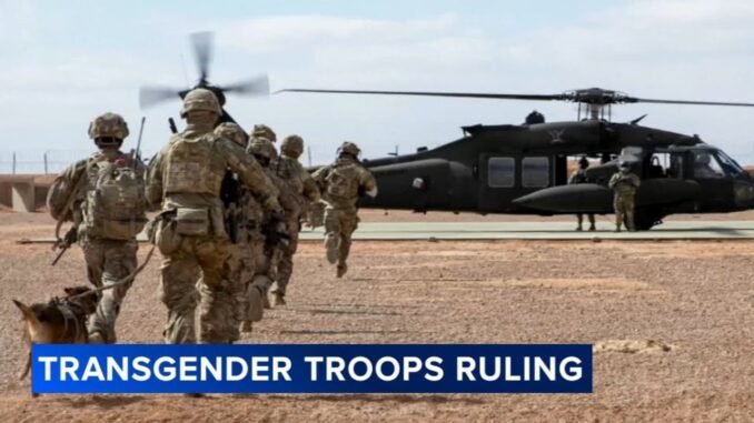 Court blocks Pentagon transgender troops removal