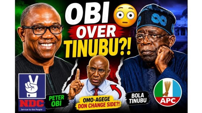 Omo-Agege backs Obi but supports Tinubu