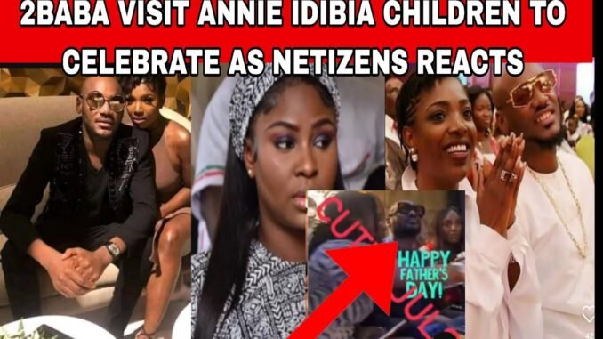 2Face Idibia Marks Father's Day with Daughters