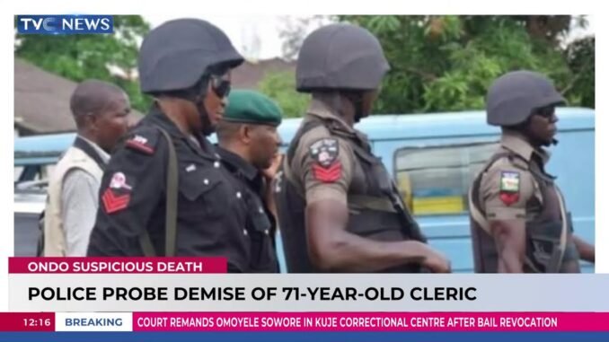 Cleric found dead in Ondo before coronation